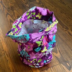 Vera Bradley Vibrant Floral Drawstring Bag